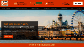 What Helsinkicard.com website looked like in 2020 (3 years ago)