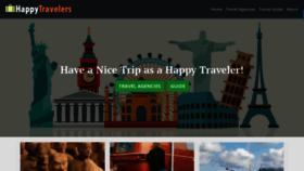 What Happytravelers.org website looked like in 2020 (3 years ago)