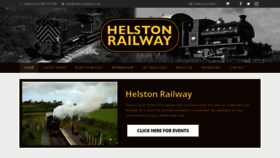 What Helstonrailway.co.uk website looked like in 2020 (3 years ago)