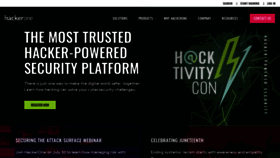 What Hackerone.com website looked like in 2020 (3 years ago)