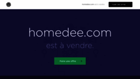 What Homedee.com website looked like in 2020 (3 years ago)