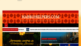 What Habbohelpers.com website looked like in 2020 (3 years ago)