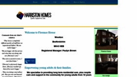 What Harristonhomes.com website looked like in 2020 (3 years ago)