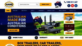 What Hansgroup.com.au website looked like in 2020 (3 years ago)