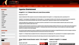 What Hyperion-entertainment.biz website looked like in 2020 (3 years ago)
