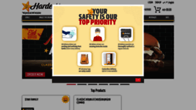 What Hardees.ae website looked like in 2020 (3 years ago)