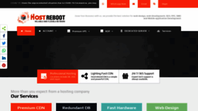 What Hostreboot.com website looked like in 2020 (3 years ago)