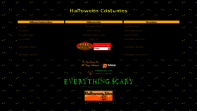 What Halloween-costumes.org website looked like in 2020 (3 years ago)