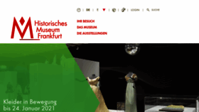 What Historisches-museum-frankfurt.de website looked like in 2020 (3 years ago)