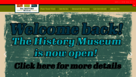 What Historymuseumsb.org website looked like in 2020 (3 years ago)