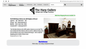 What Harpgallery.com website looked like in 2020 (3 years ago)