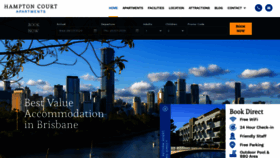 What Hamptoncourtapartments.com.au website looked like in 2020 (3 years ago)