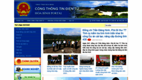 What Hoabinh.gov.vn website looked like in 2020 (3 years ago)