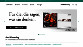 What Hoerverlag.de website looked like in 2020 (3 years ago)