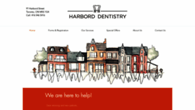 What Harborddentistry.com website looked like in 2020 (3 years ago)
