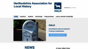 What Halh.org.uk website looked like in 2020 (3 years ago)