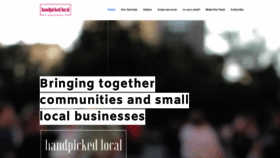 What Handpickedlocal.co.uk website looked like in 2020 (3 years ago)