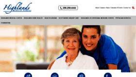 What Highlandsmedcenter.com website looked like in 2020 (3 years ago)