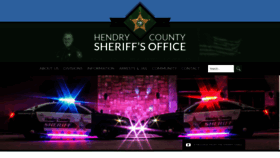 What Hendrysheriff.org website looked like in 2020 (3 years ago)