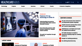 What Healthcareradius.in website looked like in 2020 (3 years ago)
