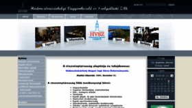 What Hodtav.hu website looked like in 2020 (3 years ago)