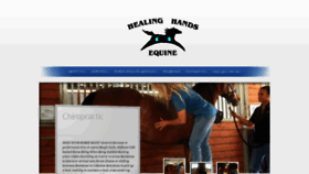 What Healinghandsequine.com website looked like in 2020 (3 years ago)