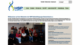 What Hsp-selbsthilfegruppe.de website looked like in 2020 (3 years ago)