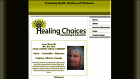 What Healingchoicescounselling.org website looked like in 2020 (3 years ago)
