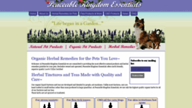 What Herbsforyourpets.com website looked like in 2020 (3 years ago)
