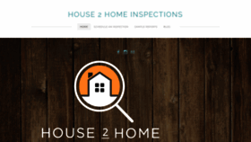 What House2homeinspection.com website looked like in 2020 (3 years ago)