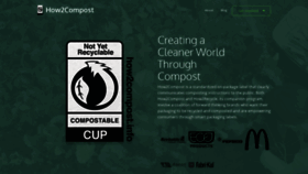 What How2compost.info website looked like in 2020 (3 years ago)