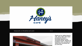 What Haneyscafefl.com website looked like in 2020 (3 years ago)