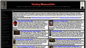 What Hockeylegend.com website looked like in 2020 (3 years ago)