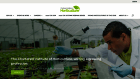 What Horticulture.org.uk website looked like in 2020 (3 years ago)