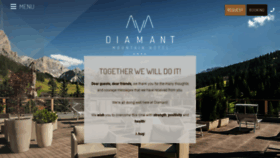 What Hoteldiamant.com website looked like in 2020 (3 years ago)
