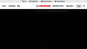 What Honda-automoveis.pt website looked like in 2020 (3 years ago)