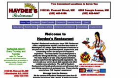What Haydees.us website looked like in 2020 (3 years ago)