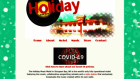 What Holidaymusicmotel.com website looked like in 2020 (3 years ago)