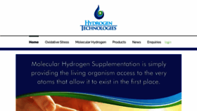What Hydrogentechnologies.com.au website looked like in 2020 (3 years ago)