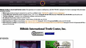 What Hillsideinternational.org website looked like in 2020 (3 years ago)