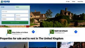 What Housesforsaletorent.co.uk website looked like in 2020 (5 years ago)