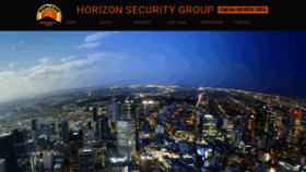 What Horizonsecurity.com.au website looked like in 2020 (3 years ago)