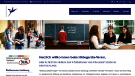 What Hildegardis-verein.de website looked like in 2020 (3 years ago)