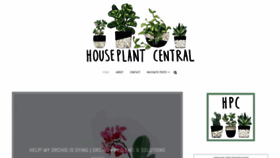 What Houseplantcentral.com website looked like in 2020 (3 years ago)