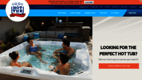 What Hottubstore.com website looked like in 2020 (3 years ago)