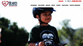 What Heartsriding.org website looked like in 2020 (4 years ago)