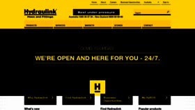What Hydraulink.com.au website looked like in 2020 (3 years ago)