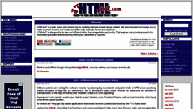 What Htmlfixit.com website looked like in 2020 (3 years ago)