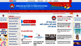 What Hcm.edu.vn website looked like in 2020 (3 years ago)