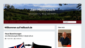 What Hellbusch.de website looked like in 2020 (3 years ago)